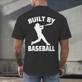 Built By Baseball Baseball For Men Women Boys Players Men's Back Print T-Shirt Built By Baseball Baseball For Men Women Boys Players Men's Back Print T-Shirt