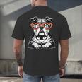 Bulldog Mascot Sports Fan Football Basketball Baseball Men's Back Print T-Shirt Bulldog Mascot Sports Fan Football Basketball Baseball Men's Back Print T-Shirt