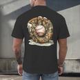 Camo Baseball Gloves Lifestyle 101 Apparel Drip Ice Cream Men's Back Print T-Shirt Camo Baseball Gloves Lifestyle 101 Apparel Drip Ice Cream Men's Back Print T-Shirt