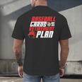 Cards Collector Baseball Cards Are My Retirement Plan Men's Back Print T-Shirt