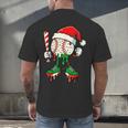 Christmas Baseball Drip For Boys Ice Cream Drip Baseball Men's Back Print T-Shirt