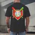 Christmas Baseball Ice Cream Drip Men Women Kids Men's Back Print T-Shirt