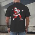 Christmas Baseball Player Santa Xmas Boys Men Toddler Men's Back Print T-Shirt Christmas Baseball Player Santa Xmas Boys Men Toddler Men's Back Print T-Shirt