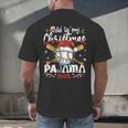 This Is My Christmas Pajama Shirt Baseball Xmas PJs Boys Men Men's Back Print T-Shirt