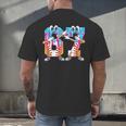 Dabbing Baseball Ice Cream Drip Number 67 Birthday Party Men's Back Print T-Shirt Dabbing Baseball Ice Cream Drip Number 67 Birthday Party Men's Back Print T-Shirt