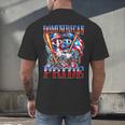 Dominican Puerto Rican Pride Baseball Flag Unity Men's Back Print T-Shirt Dominican Puerto Rican Pride Baseball Flag Unity Men's Back Print T-Shirt