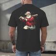 Dominican Santa Christmas Beisbol Baseball Dominicano Men's Back Print T-Shirt Dominican Santa Christmas Beisbol Baseball Dominicano Men's Back Print T-Shirt