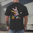 Easter Bunny Baseball Player Batter Rabbit Boys Kids Men Men's Back Print T-Shirt Easter Bunny Baseball Player Batter Rabbit Boys Kids Men Men's Back Print T-Shirt
