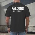 Falcons Baseball Inspired Men's Back Print T-Shirt Falcons Baseball Inspired Men's Back Print T-Shirt
