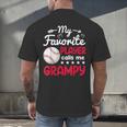 My Favorite Player Calls Me Grampy Baseball Grampy Men's Back Print T-Shirt My Favorite Player Calls Me Grampy Baseball Grampy Men's Back Print T-Shirt