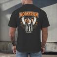 Football Referee Touchdown Baseball Homerun Goose Men's Back Print T-Shirt