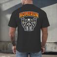 Football Referee Touchdown Baseball Homerun Raccoon Men's Back Print T-Shirt Football Referee Touchdown Baseball Homerun Raccoon Men's Back Print T-Shirt