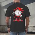 Game Day Baseball Drip Valentine Hearts Sport Lover Men's Back Print T-Shirt Game Day Baseball Drip Valentine Hearts Sport Lover Men's Back Print T-Shirt