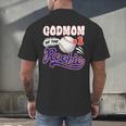 GodMom Rookie Of Year 1st Birthday Baseball Theme Matching Men's Back Print T-Shirt GodMom Rookie Of Year 1st Birthday Baseball Theme Matching Men's Back Print T-Shirt