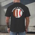 Grammy Of Ballers Football Baseball Grandma Grammy Men's Back Print T-Shirt