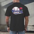 Grammy Rookie Of Year 1st Birthday Baseball Theme Matching Men's Back Print T-Shirt