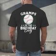 Gramps Of The Birthday Boy Baseball Player Birthday Men's Back Print T-Shirt Gramps Of The Birthday Boy Baseball Player Birthday Men's Back Print T-Shirt