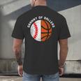 Granny Of Ballers Baseball Basketball Grandma Granny Men's Back Print T-Shirt Granny Of Ballers Baseball Basketball Grandma Granny Men's Back Print T-Shirt