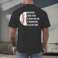 Greatest Game Ever Played Was In Cleveland 2016 Baseball Men's Back Print T-Shirt Greatest Game Ever Played Was In Cleveland 2016 Baseball Men's Back Print T-Shirt