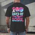 Happy 100 Days Of School Game Day Baseball Ice Cream Drip Men's Back Print T-Shirt Happy 100 Days Of School Game Day Baseball Ice Cream Drip Men's Back Print T-Shirt
