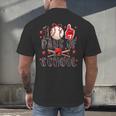 Happy 101 Days Of School Baseball Sports 100th Day Men's Back Print T-Shirt Happy 101 Days Of School Baseball Sports 100th Day Men's Back Print T-Shirt