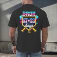 Happy 6733 Days Of School Baseball Drip 100th Day Of School Men's Back Print T-Shirt