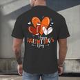 Happy Valentines Day Basketball Baseball Football Boys Men's Back Print T-Shirt Happy Valentines Day Basketball Baseball Football Boys Men's Back Print T-Shirt