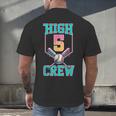 Hi 5 Birthday Party Decorations For Boy Baseball Drip 5th Men's Back Print T-Shirt Hi 5 Birthday Party Decorations For Boy Baseball Drip 5th Men's Back Print T-Shirt