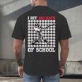 I Hit 100 Days Of School Baseball 100th Day Boys Kids Men's Back Print T-Shirt