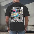 I Hit 100 Days Of School Baseball Ice Cream Drip Boys Girls Men's Back Print T-Shirt I Hit 100 Days Of School Baseball Ice Cream Drip Boys Girls Men's Back Print T-Shirt