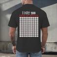 I Hit 100 Days Of School Baseball Lover Teacher Student Men's Back Print T-Shirt