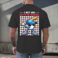 I Hit 100 Days Of School Baseball Player Kids Boys Son Men's Back Print T-Shirt I Hit 100 Days Of School Baseball Player Kids Boys Son Men's Back Print T-Shirt