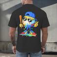Ice Cream Baseball Drip Spots Sprinkle For Boys Youth Kids Men's Back Print T-Shirt Ice Cream Baseball Drip Spots Sprinkle For Boys Youth Kids Men's Back Print T-Shirt