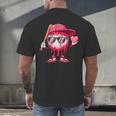 Ice Cream Drip Baseball Valentine's Day Spots Baseball Drip Men's Back Print T-Shirt