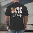 I'm Just Here For The Snacks Baseball Coquette Game Day Girl Men's Back Print T-Shirt I'm Just Here For The Snacks Baseball Coquette Game Day Girl Men's Back Print T-Shirt