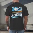Kid 100 Days Of School Drip Baseball Ice Cream 100th Day Boy Men's Back Print T-Shirt Kid 100 Days Of School Drip Baseball Ice Cream 100th Day Boy Men's Back Print T-Shirt