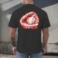 Kid Drip Ice Cream Baseball Heart Catcher Valentines Day Boy Men's Back Print T-Shirt Kid Drip Ice Cream Baseball Heart Catcher Valentines Day Boy Men's Back Print T-Shirt