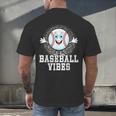 Leopard Baseball Vibes Game Day Softball Life Mom Men's Back Print T-Shirt Leopard Baseball Vibes Game Day Softball Life Mom Men's Back Print T-Shirt