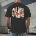Leopard Checkered Game Day Baseball Coquette Bow Women Girls Men's Back Print T-Shirt Leopard Checkered Game Day Baseball Coquette Bow Women Girls Men's Back Print T-Shirt