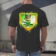 Leprechaun Baseball St Patricks Day Ice Cream Drip Men Boys Men's Back Print T-Shirt