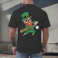 Leprechaun Baseball St Patricks Day Saint Pattys Men Boys Men's Back Print T-Shirt Leprechaun Baseball St Patricks Day Saint Pattys Men Boys Men's Back Print T-Shirt