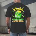 Lucky Dude Drip Baseball Shamrock St Patrick Men Boy Youth Men's Back Print T-Shirt Lucky Dude Drip Baseball Shamrock St Patrick Men Boy Youth Men's Back Print T-Shirt