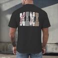 Mama Baseball Season Happy Game Day Trendy Sports Mom Men's Back Print T-Shirt Mama Baseball Season Happy Game Day Trendy Sports Mom Men's Back Print T-Shirt