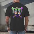 Mardi Gras Baseball Carnival Party Ice Cream Drip Boys Men's Back Print T-Shirt Mardi Gras Baseball Carnival Party Ice Cream Drip Boys Men's Back Print T-Shirt