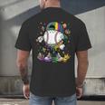 Mardi Gras Ice Cream Drip Baseball Carnival Party Mask Boys Men's Back Print T-Shirt Mardi Gras Ice Cream Drip Baseball Carnival Party Mask Boys Men's Back Print T-Shirt