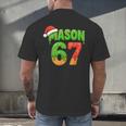 Mason 67 Christmas Ice Cream Drip Meme Six Seven Baseball Men's Back Print T-Shirt Mason 67 Christmas Ice Cream Drip Meme Six Seven Baseball Men's Back Print T-Shirt