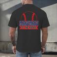 Mawmaw Rookie Of Year 1st Birthday Baseball Theme Matching Men's Back Print T-Shirt Mawmaw Rookie Of Year 1st Birthday Baseball Theme Matching Men's Back Print T-Shirt