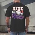 Meme Rookie Of Year 1st Birthday Baseball Theme Matching Men's Back Print T-Shirt Meme Rookie Of Year 1st Birthday Baseball Theme Matching Men's Back Print T-Shirt