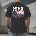 Mima Rookie Of Year 1st Birthday Baseball Theme Matching Men's Back Print T-Shirt