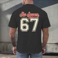 Number 67 Meme Six Seven Baseball Style Kids Boy Teen Men's Back Print T-Shirt